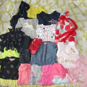 Baby girl spring clothes bundle